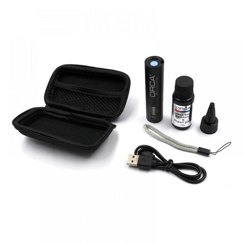 ORCA Lexan Body Reinforce & Repair Glue w/ UV Emitter Set with UV Flashlight