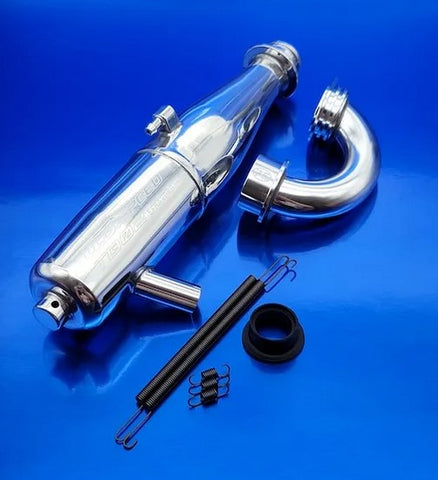O.S. Speed TB02-2090SC One Piece Tuned Pipe w/(75mm) or (85mm) Manifold Option (EFRA2089)