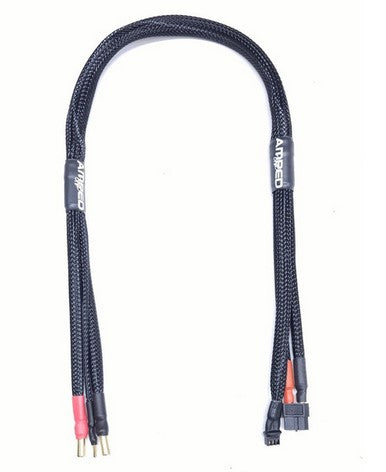 Amped up RC - 2s Fully Protected Balance Charge Lead w/ 5mm bullet connector 24" 10 awg (4mm-XT60-XT90)