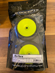 JConcepts Reflex 4.0" 1/8th Truggy Tires (2) (MRG - Premounted)--JCO3125