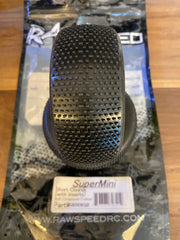 Raw Speed RC - Super Mini Short Course Tires (2)  (MRG - Premounted)