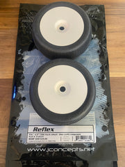 JConcepts Reflex 4.0" 1/8th Truggy Tires (2) (MRG - Premounted)--JCO3125