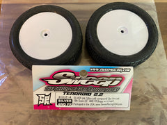 Sweep 10Droid 2.2" 4WD 1/10 Front Buggy Tires (2) (MRG - Premount)