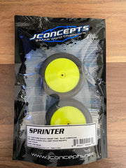 JConcepts Sprinter 2.2" 4WD 1/10 Front Buggy Dirt Oval Tires (2) (MRG - Premount)