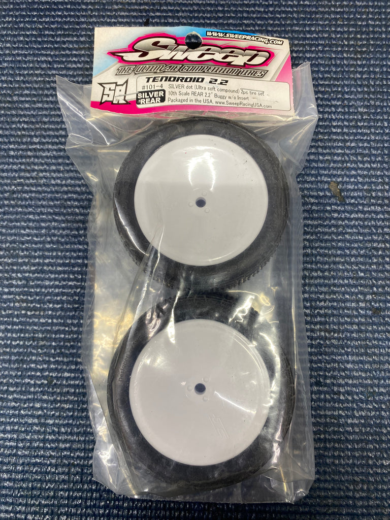 Sweep 10th Buggy 2.2" Rear tire 10Droid (MRG - Premount)