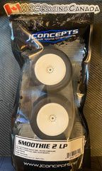 JConcepts Smoothie 2 LP 2.2" Slick Truck Tires (2) (Silver) (MRG - Premount)-JCO4049