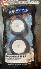 JConcepts Smoothie 2 LP 2.2" Slick Truck Tires (2) (Silver) (MRG - Premount)-JCO4049