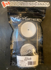 Raw Speed RC - Slick Rear Buggy Tires w/Inserts 2.2" (1 pr) (MRG - Premount)