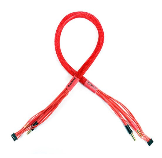Assault RC 4s - 24" Power Leads with High Current 4/5mm Step Bullets