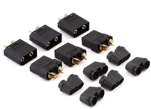 Maclan XT90 Connectors (3 Female/3 Male) (Black)