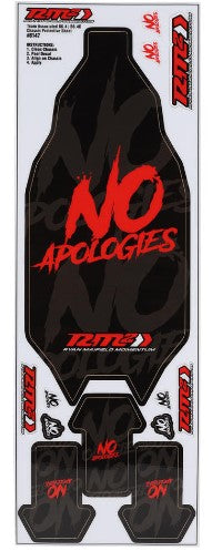 JConcepts AE B6.4/B6.4D "No Apologies" Precut Chassis Protective Sheet (1 sheet) (RM2)