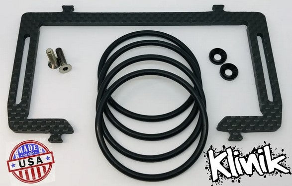 Klinik RC Team Associated T6.2/B6.3/B6.3D/B6.4/B6.4D/B7/B7D Carbon Fiber Battery Cradle System