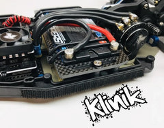 Klinik RC Team Associated T6.2/B6.3/B6.3D/B6.4/B6.4D/B7/B7D Carbon Fiber Battery Cradle System