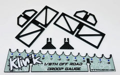 Klinik RC Pro 1/8 Carbon Fiber Droop Gauge System Universal Buggy/Truggy