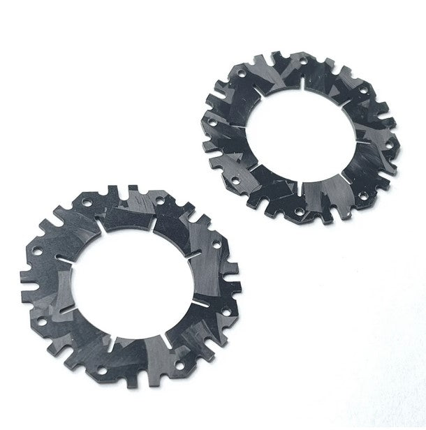 R1WURKS Forged Carbon Slipper Pads, Octalock (11mm or 19mm)