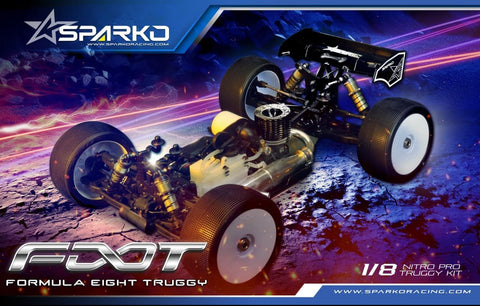 Sparko F8T 1/8 Nitro Truggy Kit - F80001T
