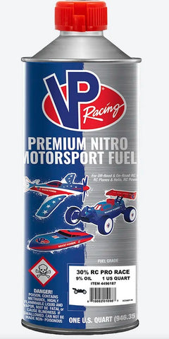 VP 30% Nitro Fuel RC Pro Race - 9% Oil (946ml)