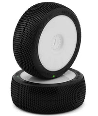 JConcepts Dirt Bite Pre-Mounted 1/8th Buggy Tires (2) (Green) - JCO4073