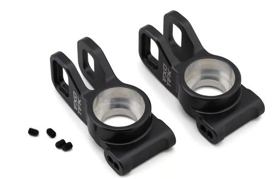 Exotek Tekno EB48/NB48 2.2 Aluminum HD Rear Hubs (Gunmetal) (2)-EXO2323