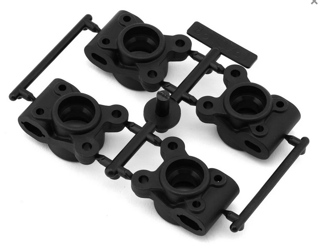 Team Associated RC10B84/RC10B7 Rear Hub Carriers Set (-4mm Offset) (For 66mm CVA Axles)-ASC92518