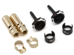 1UP Racing "Lockdown" Adjustable Bullet Plug Grips w/5mm Bullets - various colour options