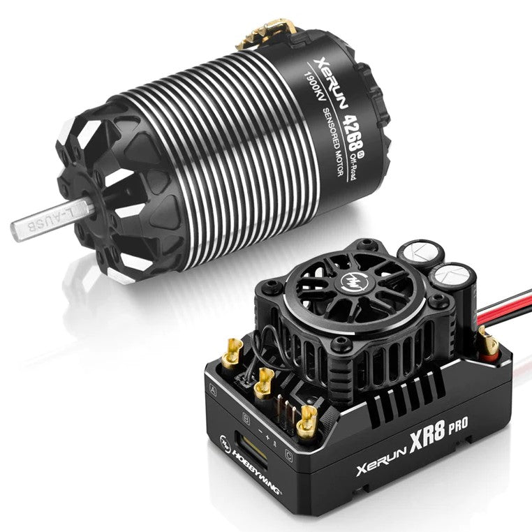 Hobbywing Xerun XR8 Pro G3 Brushless ESC/4268SD G3 Motor Combo (4200 - 4500 - 1900 - 2200)