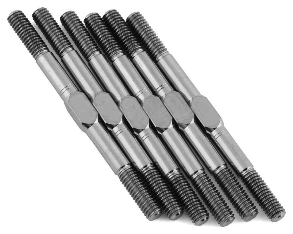 Team Associated Factory Team RC10B6.4/B6.4D 3.5mm Titanium Turnbuckle Set (6)