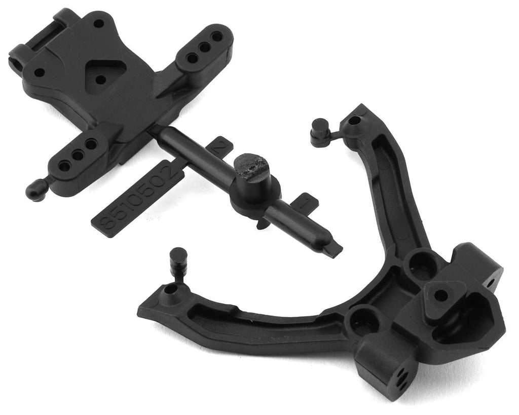 Team Associated RC10B7 Top Plate & Ballstud Mount - ASC92403
