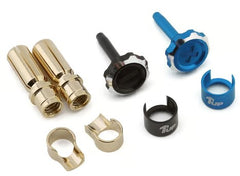 1UP Racing "Lockdown" Adjustable Bullet Plug Grips w/5mm Bullets - various colour options