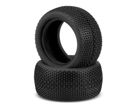JConcepts Double Dee's V2 2.2" Rear Buggy Tires (2) (Green)-JCO3159-02 (MRG - Premount)
