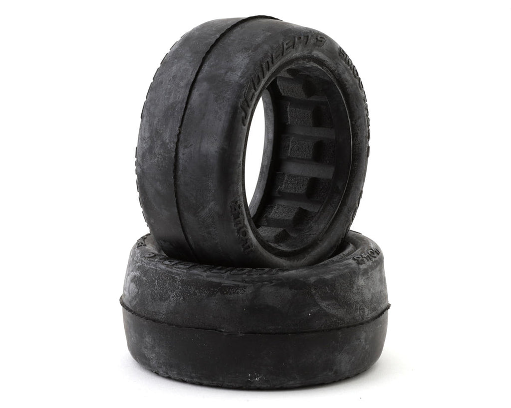 JConcepts Smoothie 2 "Thick Sidewall" 2.2" 4WD Front Buggy Tires (2) (Silver)-JCO4048-06