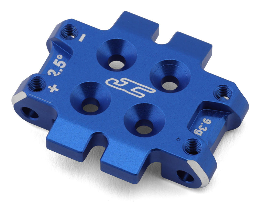 JConcepts RC10B7 Aluminum Front Bulkhead (Black or Blue) (2.5°)-JCO5184