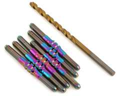 J&T Bearing Co. Associated B74.1 and 74.2 Titanium "Milled" XD Turnbuckle Kit (various colour options)