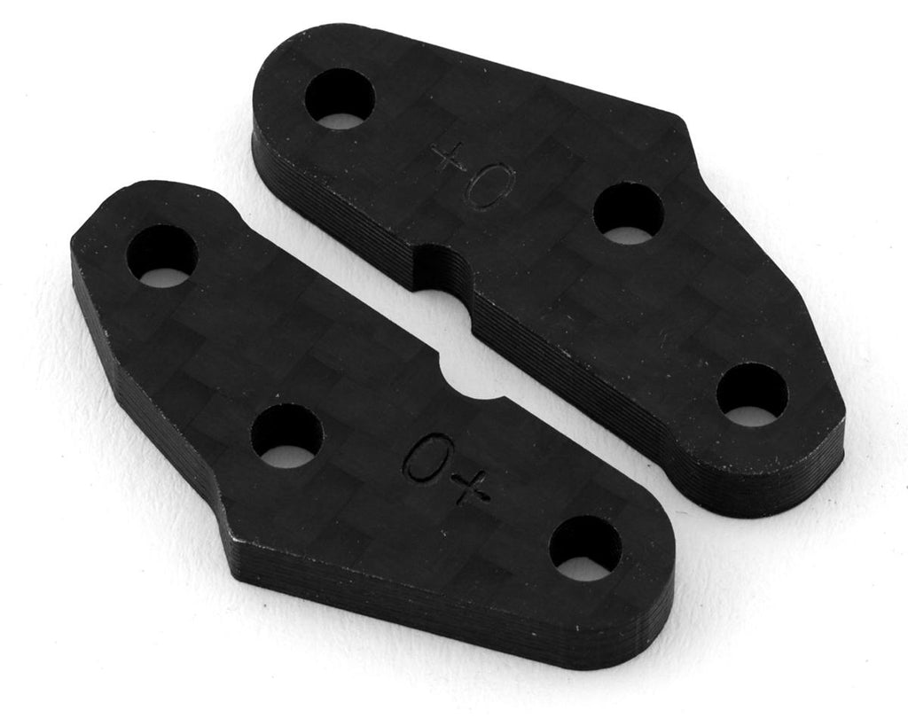 J&T Bearing Co. Associated RC8B4/4.1 Heavy Duty Carbon Fiber Ackerman Plates (2) (+0, +1 and +2)