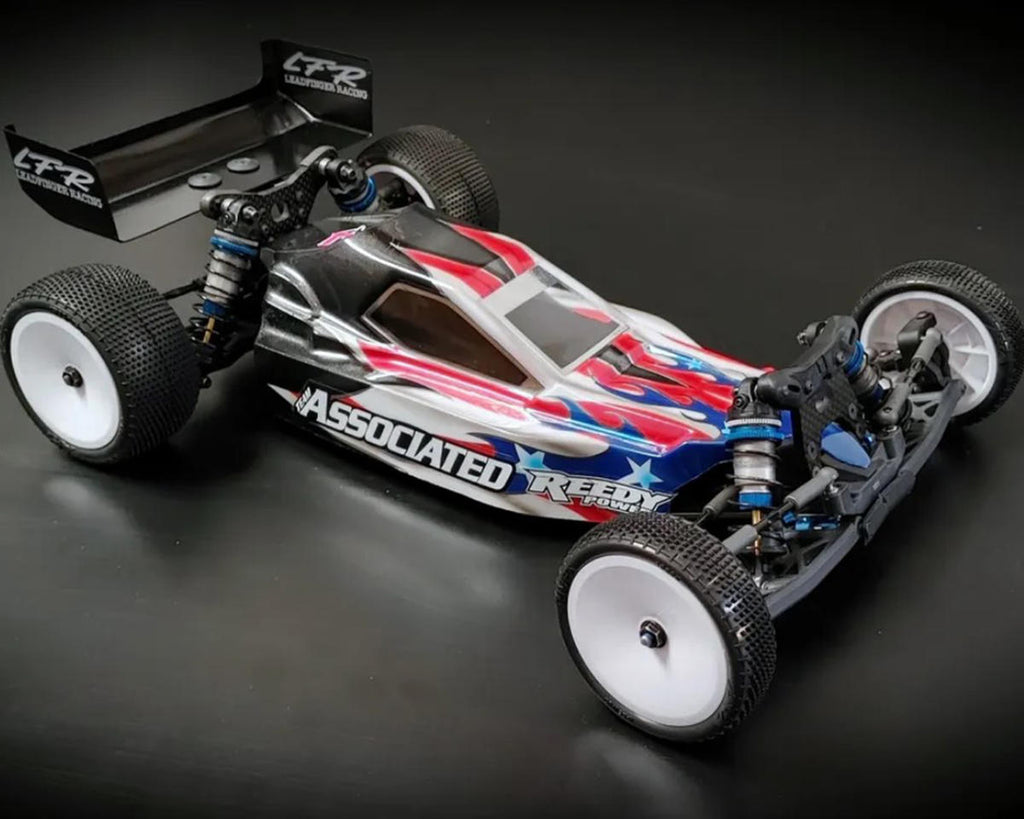 Leadfinger Racing Team Associated RC10B6.4 Retro-Mod 1/10 2WD Buggy Body (Clear)-LFRE3066