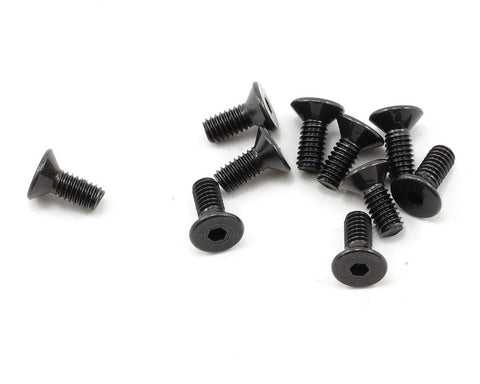 ProTek RC 2.5x6mm "High Strength" Flat Head Screws (10)-PTK-H-2101