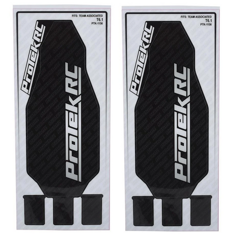 ProTek RC Associated T6.1 & T6.2 "Thick" Precut Chassis Protective Sheet (2)