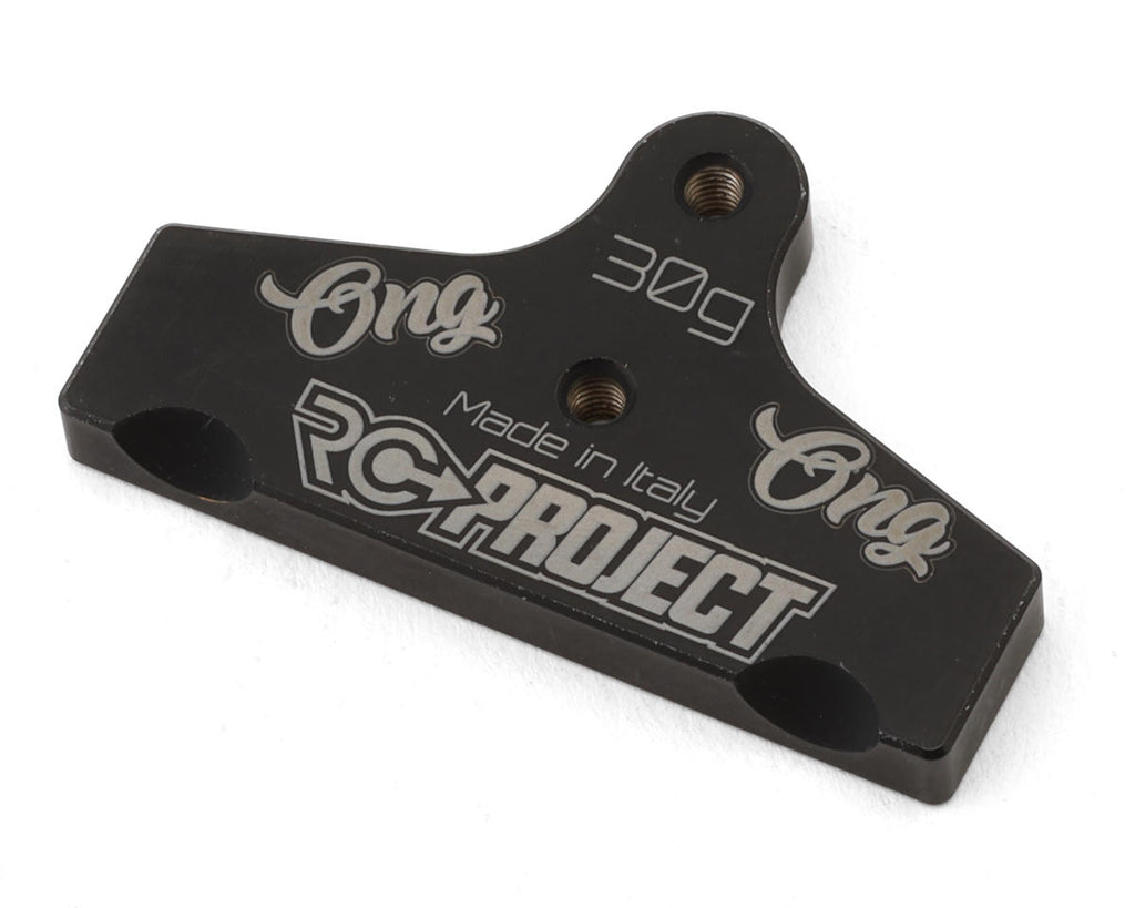 RC Project Team Associated Rear Brass Chassis Weight (30g)