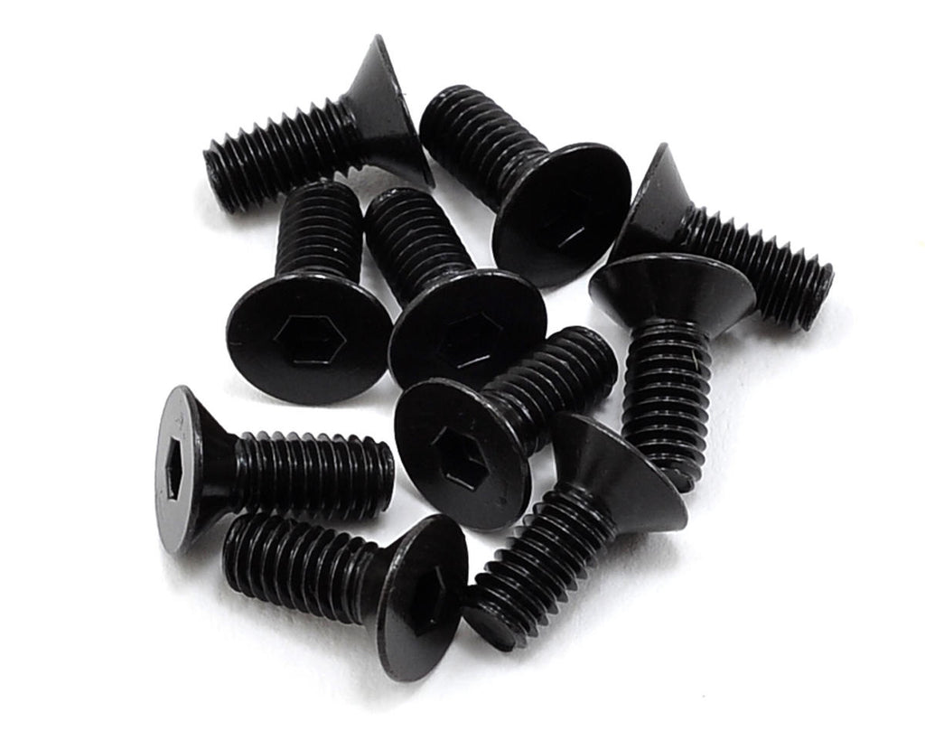 Tekno RC 4x10mm Flat Head Screw (10)-TKR1343