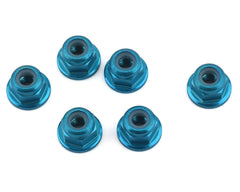 1UP Racing 3mm Aluminum Flanged Locknuts (various colours) (6)