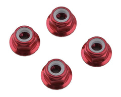 1UP Racing 4mm Serrated Aluminum Locknuts (various colours) (4)