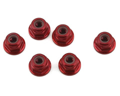 1UP Racing 3mm Aluminum Flanged Locknuts (various colours) (6)