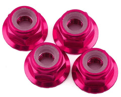 1UP Racing 4mm Serrated Aluminum Locknuts (various colours) (4)