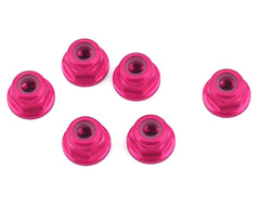 1UP Racing 3mm Aluminum Flanged Locknuts (various colours) (6)