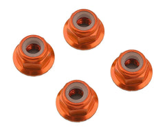 1UP Racing 4mm Serrated Aluminum Locknuts (various colours) (4)