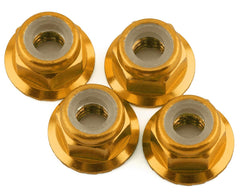 1UP Racing 4mm Serrated Aluminum Locknuts (various colours) (4)