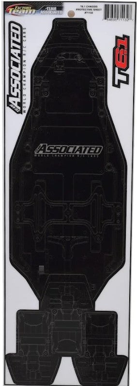 Team Associated T6.1 Factory Team Precut Chassis Protective Sheet