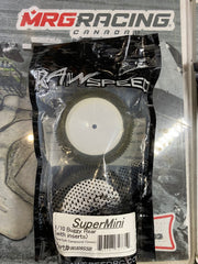 Raw Speed RC Super Mini 2.2" 1/10 Rear Buggy Tires (2) (MRG - Premount)