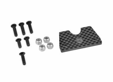 JConcepts Tekno NT48 2.0 F2 Carbon Fiber Truggy Body Mount Adaptor - JCO2955