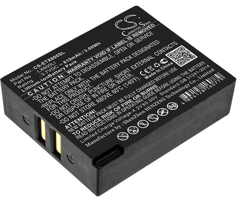 Battery for Eartec HUB Hub Systems Ultralite LX600LI 810mAh / 3.00Wh